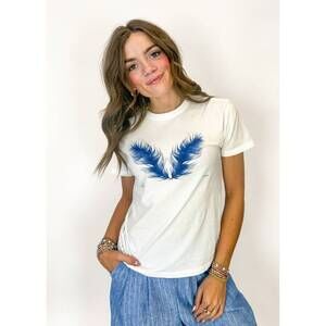 NEW CPRESS STUDIO airborne mushie tee in worn white